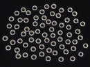 Silver925  Rondelle  3mm,4mm,5mm No coating  20pcs