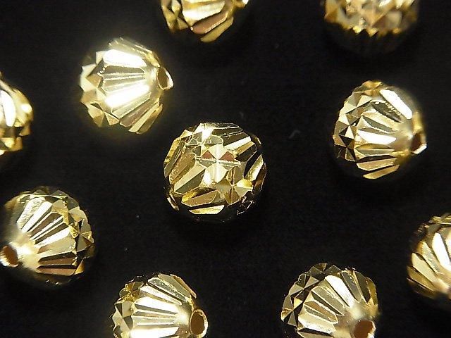 Silver925  Rondelle  [6mm][8mm] 18KGP 2pcs