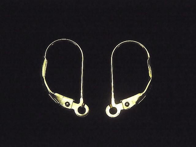 Silver925 Earrings French hook 18KGP 1pair