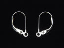 Silver925 earrings French hook No coating 1pair
