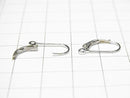 Silver925 earrings French hook No coating 1pair