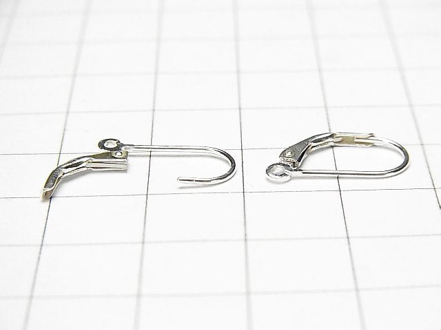 Silver925 piercing French hook No coating 1 pair $3.39!