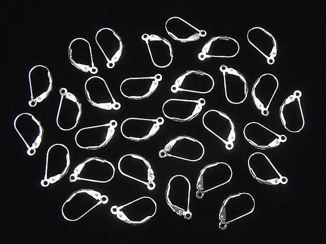 Silver925 earrings French hook No coating 1pair