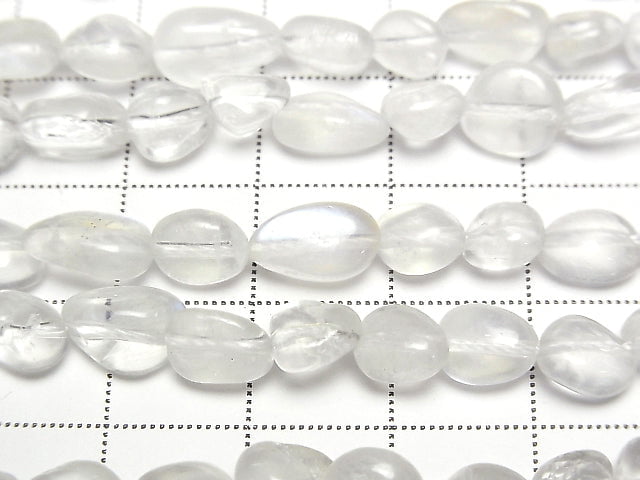 [Video] Royal Blue Moonstone AA++ Nugget 1strand beads (approx. 15 inches/38 cm)
