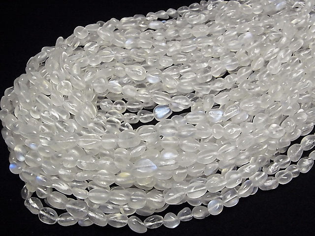 [Video] Royal Blue Moonstone AA++ Nugget 1strand beads (approx. 15 inches/38 cm)