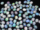[Video] High Quality Ethiopian Opal AAA Oval Cabochon 10x8mm 2pcs