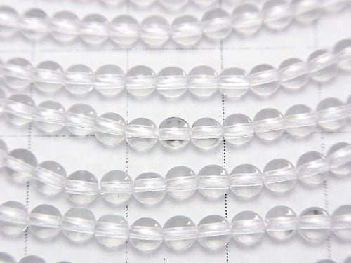 [Video]Crystal Quartz AAA Round 3mm 1strand beads (aprx.15inch/38cm)