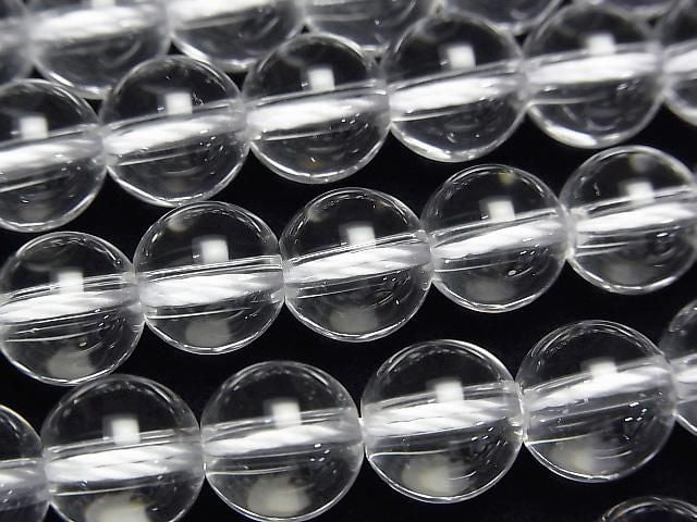 [Video]Crystal Quartz AAA Round 9mm half or 1strand beads (aprx.15inch/37cm)