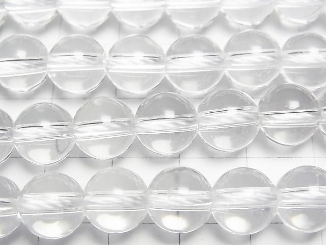 [Video]Crystal Quartz AAA Round 9mm half or 1strand beads (aprx.15inch/37cm)