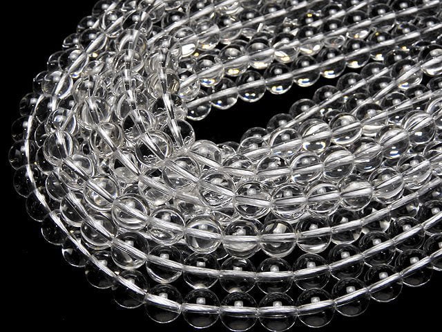 [Video]Crystal Quartz AAA Round 11mm 1/4 or 1strand beads (aprx.15inch/38cm)
