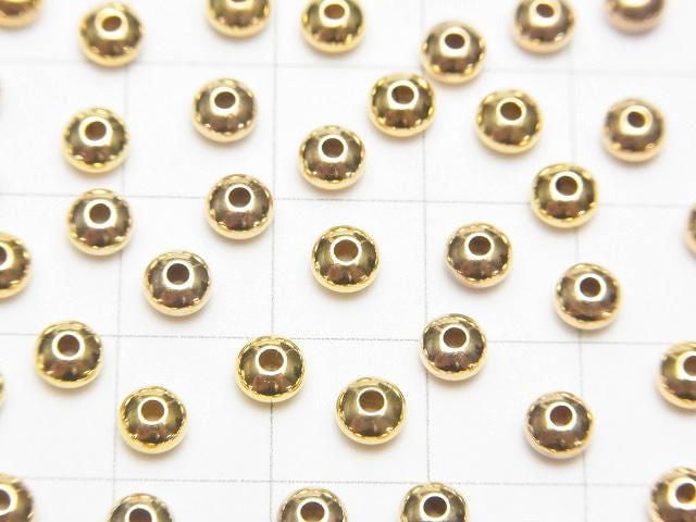 14KGF Rondelle [3mm][4mm][6mm] 10pcs