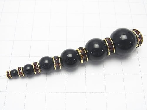 Asfor Rondelle [Smoked Topaz x Gold] Flat 4-10 mm 100 pcs $9.79