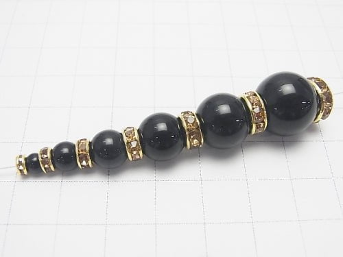 Asfor Rondelle [Light Colorado Topaz x Gold] Flat 4-10mm 100pcs