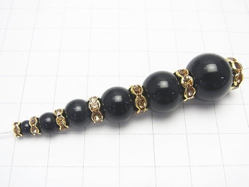 Asfor Rondelle [Light Colorado Topaz x Gold] flower pattern 4-10 mm 100 pcs $9.79