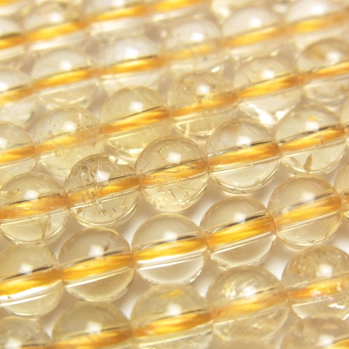 Citrine AA++ Round 6mm half or 1strand beads (aprx.15inch/38cm)