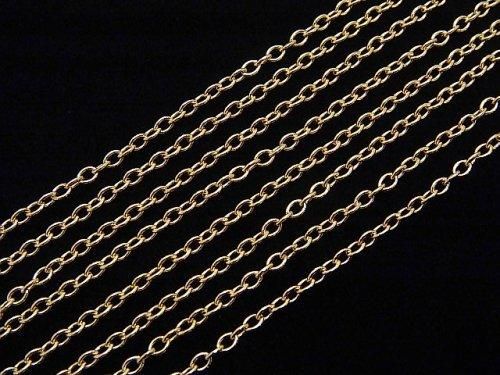 14KGF Cable Chain 1.8mm 10cm