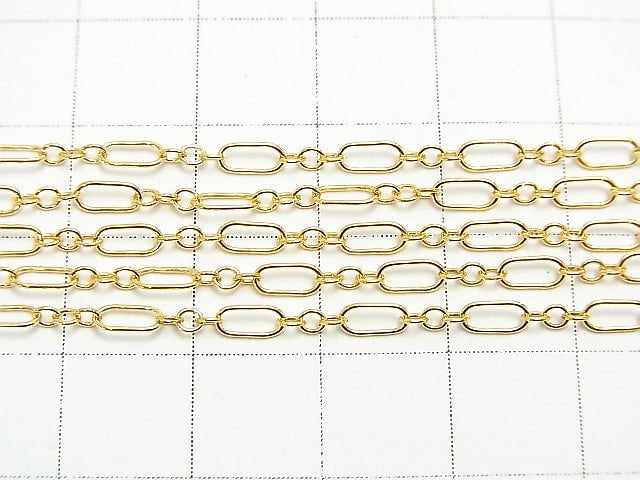 14KGF Figaro (Long and Short) Chain 2.5mm 10cm $3.79!