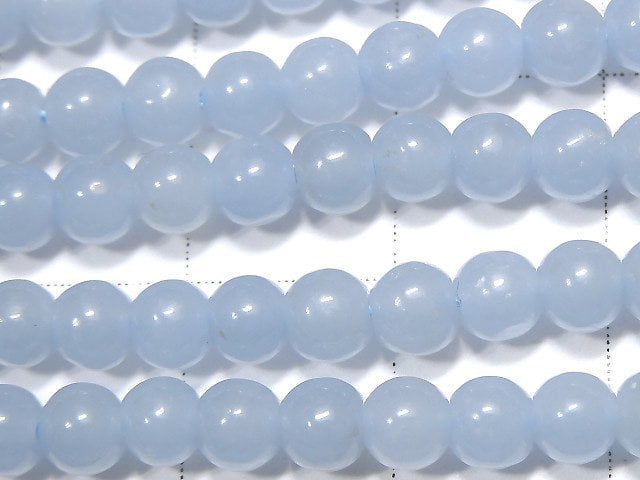 [Video] Angelite AAA Round 4mm 1strand beads (aprx.15inch/38cm)