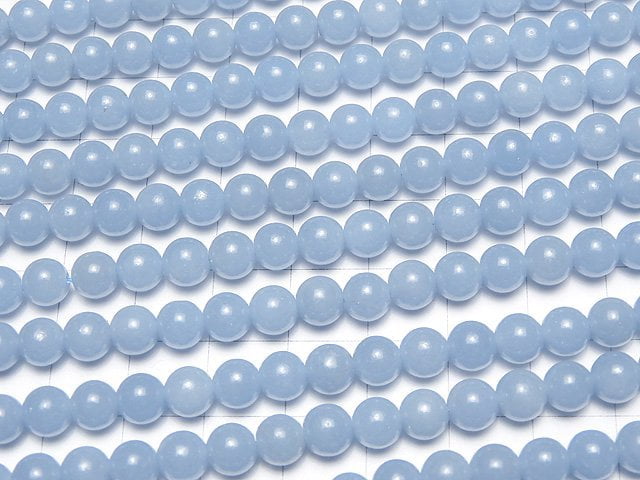 [Video]Angelite AAA- Round 6mm 1strand beads (aprx.15inch/36cm)