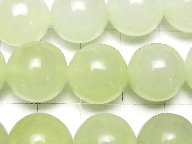 New Jade Round 14mm half or 1strand beads (aprx.15inch/36cm)