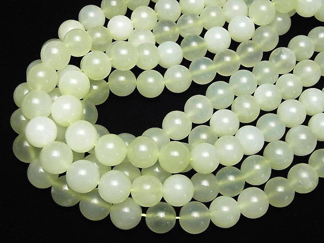 New Jade Round 14mm half or 1strand beads (aprx.15inch/36cm)