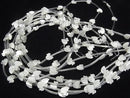 High-quality Mother of Pearl MOP AAA White Duck Shape 9x10mm Half or 1 Strand (Approx. 14 Pieces)