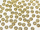 Silver925  Rondelle  3.5mm,4mm,5mm 18KGP 10pcs