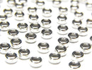 Silver925  Rondelle  3mm,4mm,5mm Rhodium Plated  20pcs