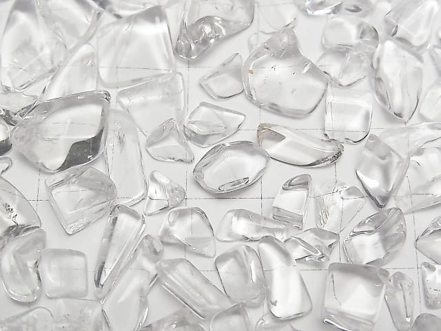 高品質水晶AAA - 未鑽孔碎石 [中等大小] 100 克