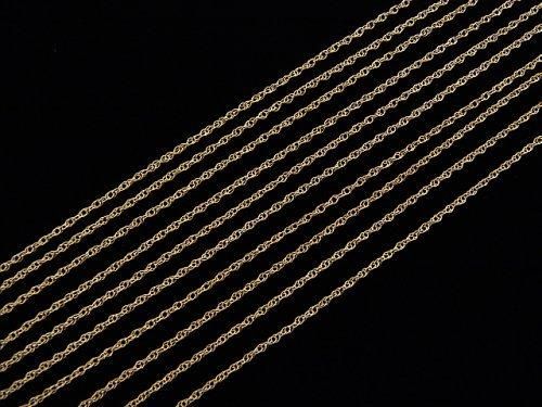 [K14 Yellow Gold] Rope Chain [40cm][45cm] Necklace 1pc