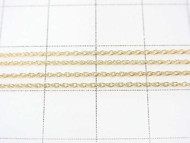 [K14 Yellow Gold] Necklace Rope Chain [40cm] [45cm] 1pc