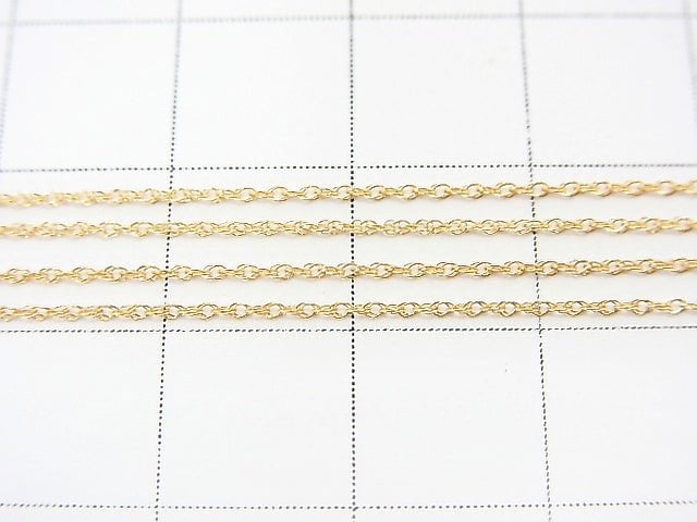 [K14 Yellow Gold] Rope Chain [40cm][45cm] Necklace 1pc