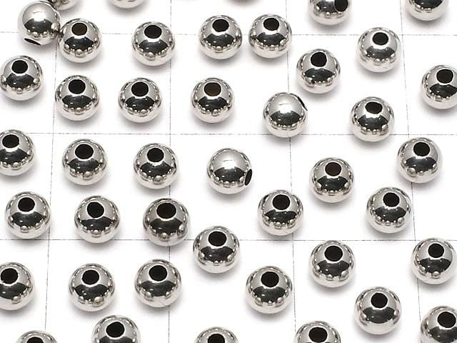 [K14 White Gold]Round [2mm][3mm][4mm]4pcs $4.19- !