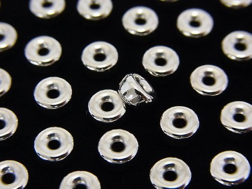 [K14 White Gold]Roundel  [3x1.5mm][4x2mm]1pc