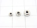 [K14 White Gold]Rondelle  [3x1.5mm][4x2mm]1pc