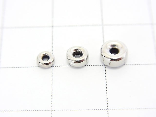 [K14 White Gold]Roundel  [3x1.5mm][4x2mm]1pc