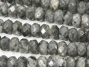 Larvikite, Roundel Gemstone Beads