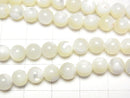 [Video] Mother of Pearl MOP White Round 6mm 1strand beads (aprx.15inch / 37cm)