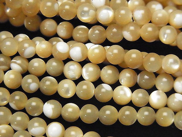 Mother of Pearl (Shell Beads), Round Pearl & Shell Beads