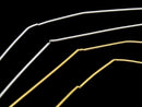 French wire [0.8 mm] [0.9 mm] [1.4 mm] gold, silver color 1 pc beads (aprx.12 inch / 30 cm)