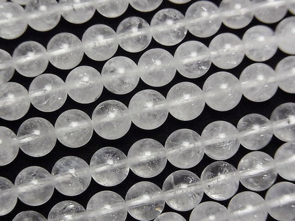 Crystal Quartz, Round Gemstone Beads