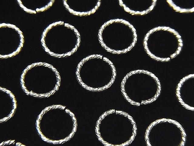 New Sizes Available! Silver925 Glitter Jump Ring [4mm][5mm][6mm][7mm][8mm] 10pcs