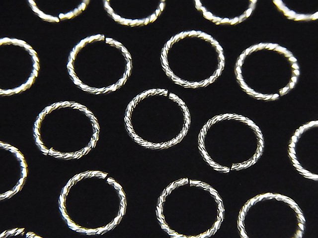 New size now available! Silver925 Jump Ring Glitter [4mm][5mm][6mm][7mm][8mm] 10pcs