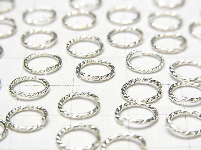 New Sizes Available! Silver925 Glitter Jump Ring [4mm][5mm][6mm][7mm][8mm] 10pcs