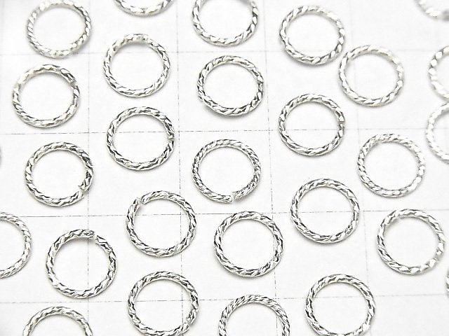 New Sizes Available! Silver925 Glitter Jump Ring [4mm][5mm][6mm][7mm][8mm] 10pcs