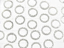 New Sizes Available! Silver925 Glitter Jump Ring [4mm][5mm][6mm][7mm][8mm] 10pcs