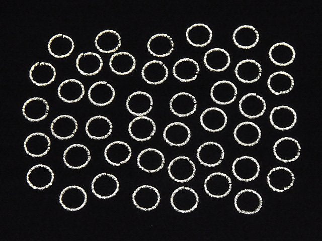 New Sizes Available! Silver925 Glitter Jump Ring [4mm][5mm][6mm][7mm][8mm] 10pcs
