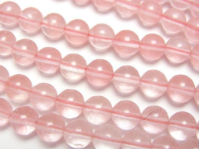 [Video] Cherry Quartz Glass Round 6mm 1-strand beads (approx. 14 inches/35 cm)