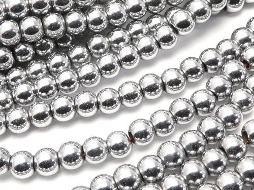 Hematite, Round Gemstone Beads