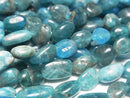 [Video] Blue Apatite AA Nugget 1strand beads (aprx.15inch / 38cm)